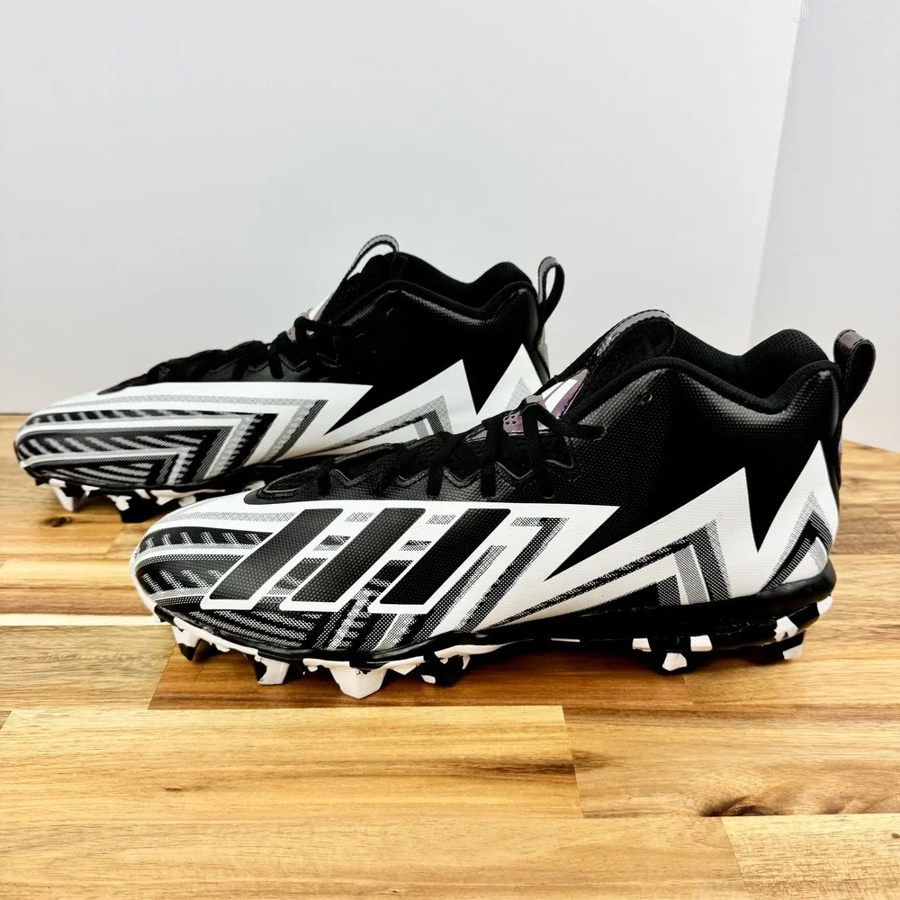 Adidas Freak Spark Football MD 23 Cleats Black White Iridescent Mens 15 - Picture 4 of 10
